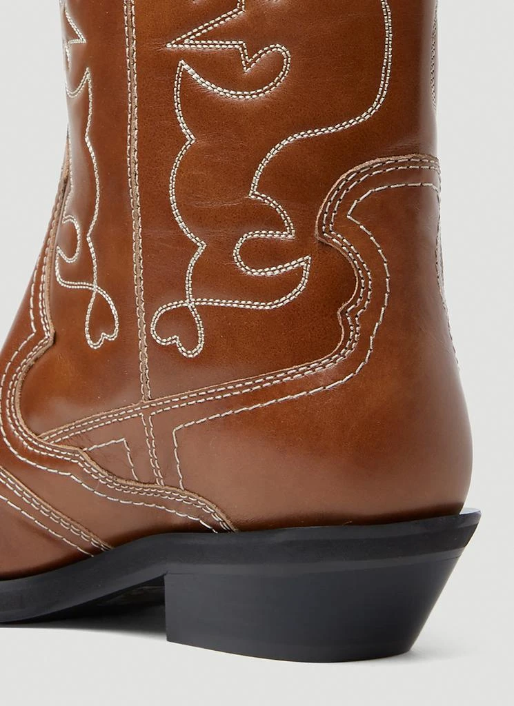 商品Ganni|Embroidered Western Boots,价格¥3037,第5��张图片详细描述