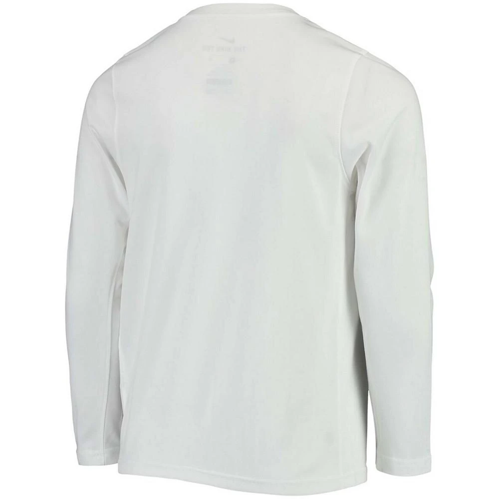商品Jordan|Big Boys and Girls White North Carolina Tar Heels Basketball Legend Performance Long Sleeve T-shirt,价格¥265,第3张图片详细描述