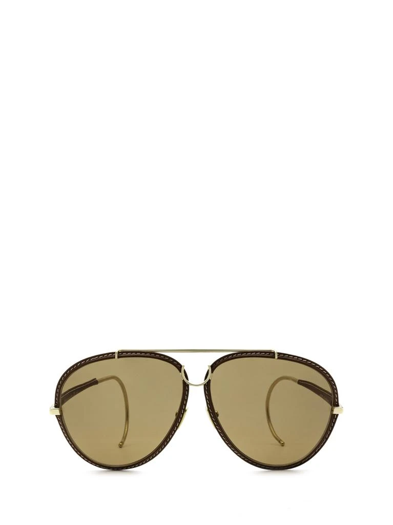 商品Chloé|Chloé CH0080S gold female sunglasses,价格¥2671,第1张图片