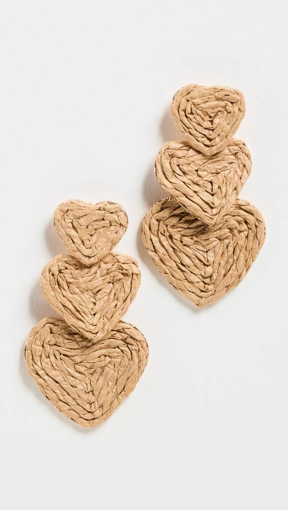 商品Shashi|SHASHI Isla Earrings,价格¥345,第2张图片详细描述