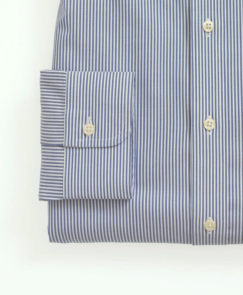 商品Brooks Brothers|Stretch Supima® Cotton Non-Iron Pinpoint Oxford Button-Down Collar, Candy Stripe Dress Shirt,价格¥975,第4张图片详细描述