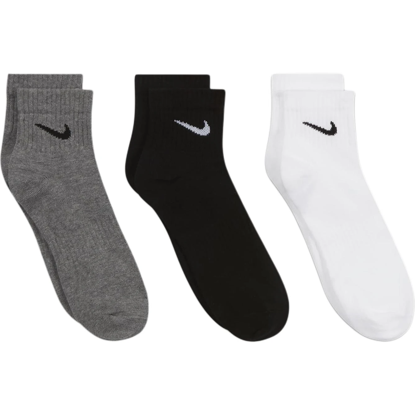 商品[国内直发] NIKE|[预售3天]户外休闲运动透气短袜 男女同款 3双装,价格¥129,第3张图片详细描述