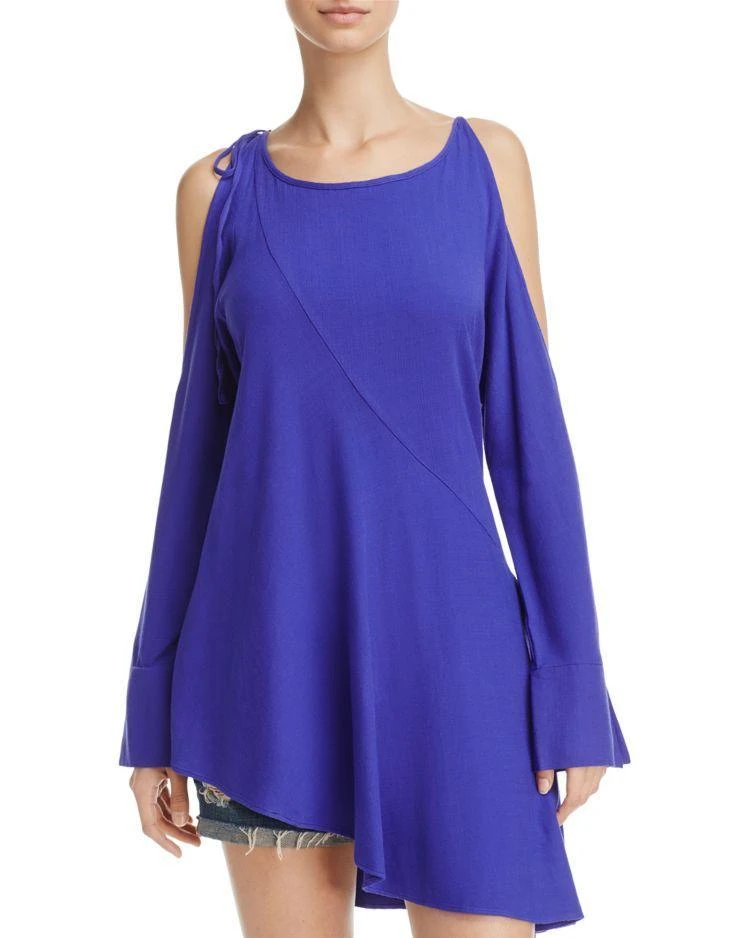 商品Free People|Free People Clear Skies Asymmetric Cold-Shoulder Tunic,价格¥445,第1张图片