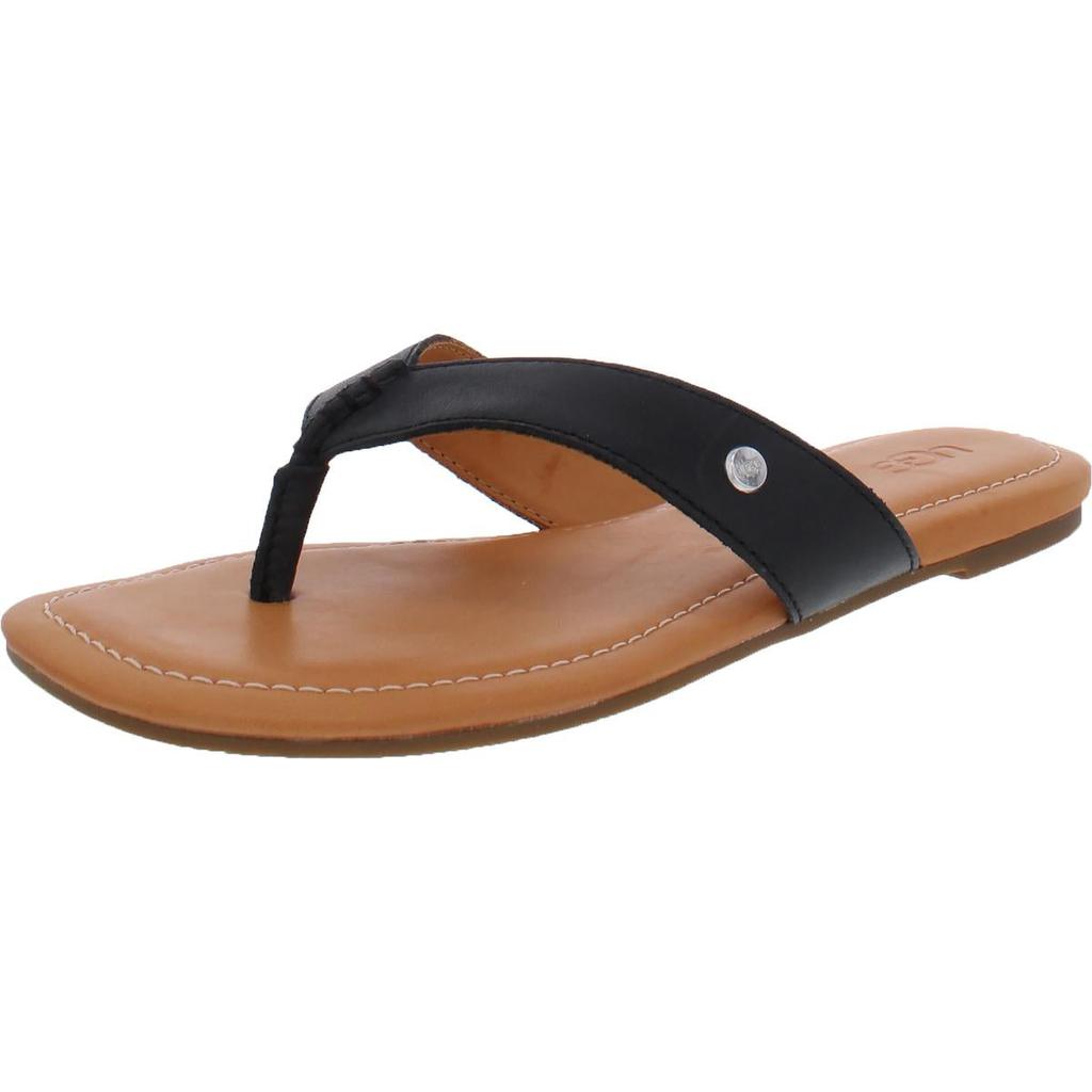 Ugg Womens Tuolumne Leather Thong Flat Sandals商品第1张图片规格展示