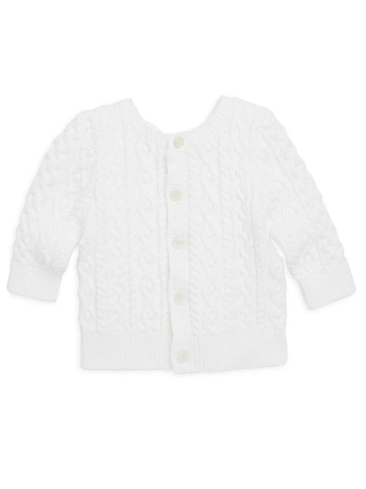 商品Ralph Lauren|Baby Boy's Three-Piece Cotton Sweater, Bodysuit and Footie Set,价格¥466,第2张图片详细描述