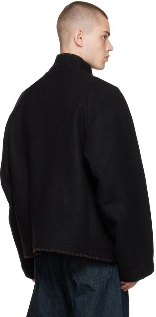 商品3MAN|男式 黑色毛毯夹克,价格¥1104,第3张图片详细描述