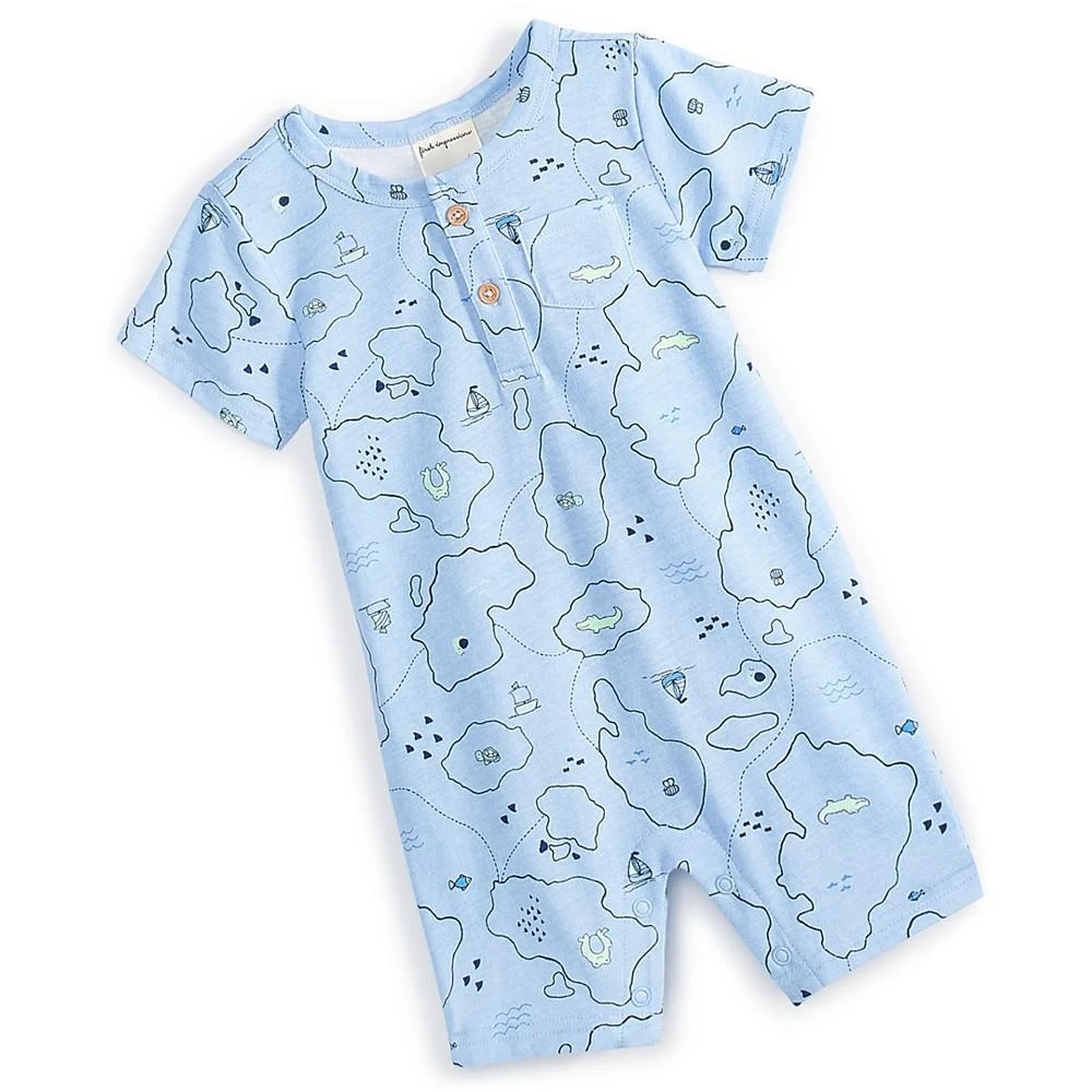 商品First Impressions|Baby Boys Maps-Print Sunsuit, Created for Macy's,价格¥111,第1张图片