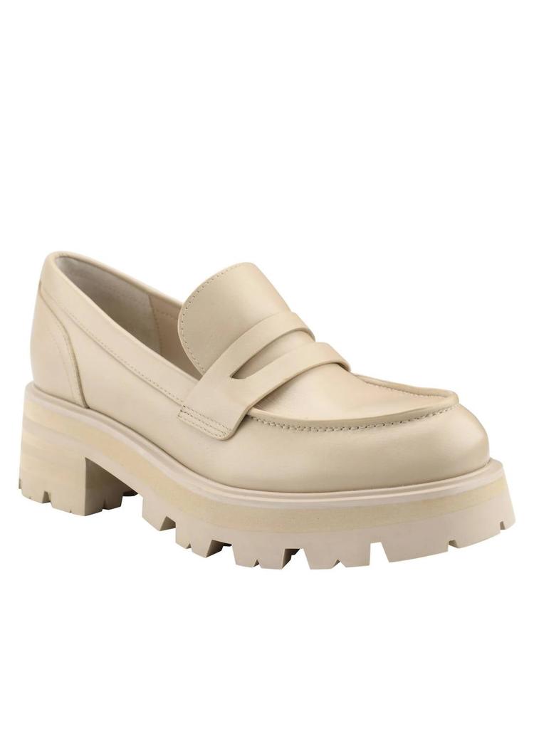 Latika Lug Sole Loafer In Taupe Leather商品第5张图片规格展示