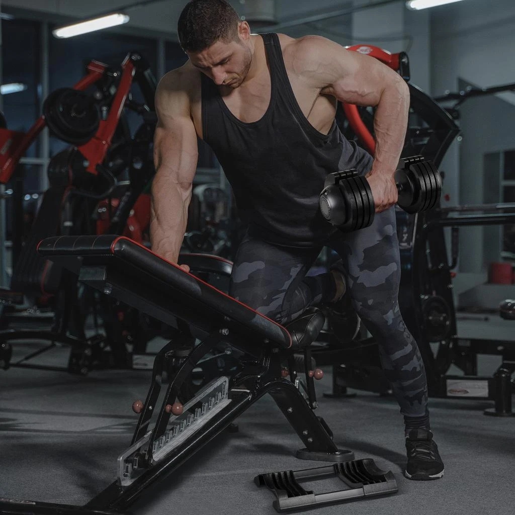 商品Streamdale Furniture|Streamdale 52Lbs Adjustable Dumbbell Steel And Plastic,价格¥2117,第2张图片详细描述