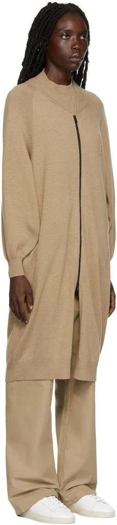 商品Essentials|Tan Knit Long Jacket,价格¥435,第2张图片详细描述