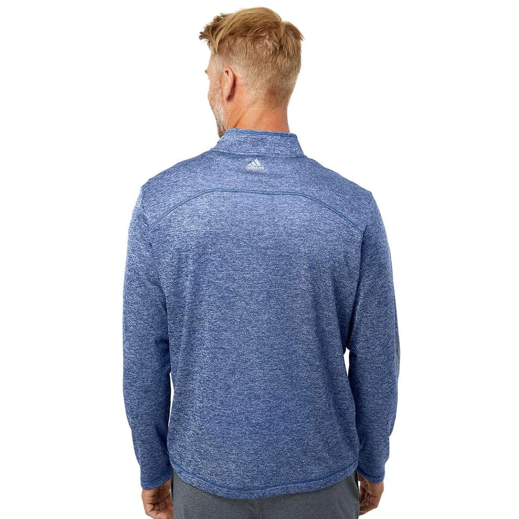 商品Adidas|adidas Men's Brushed Terry Heathered Quarter-Zip Pullover,价格¥243,第3张图片详细描述