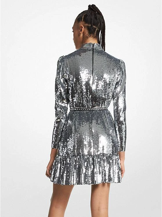 商品Michael Kors|Sequined Georgette Ruffled Dress,价格¥842,第2张图片详细描述