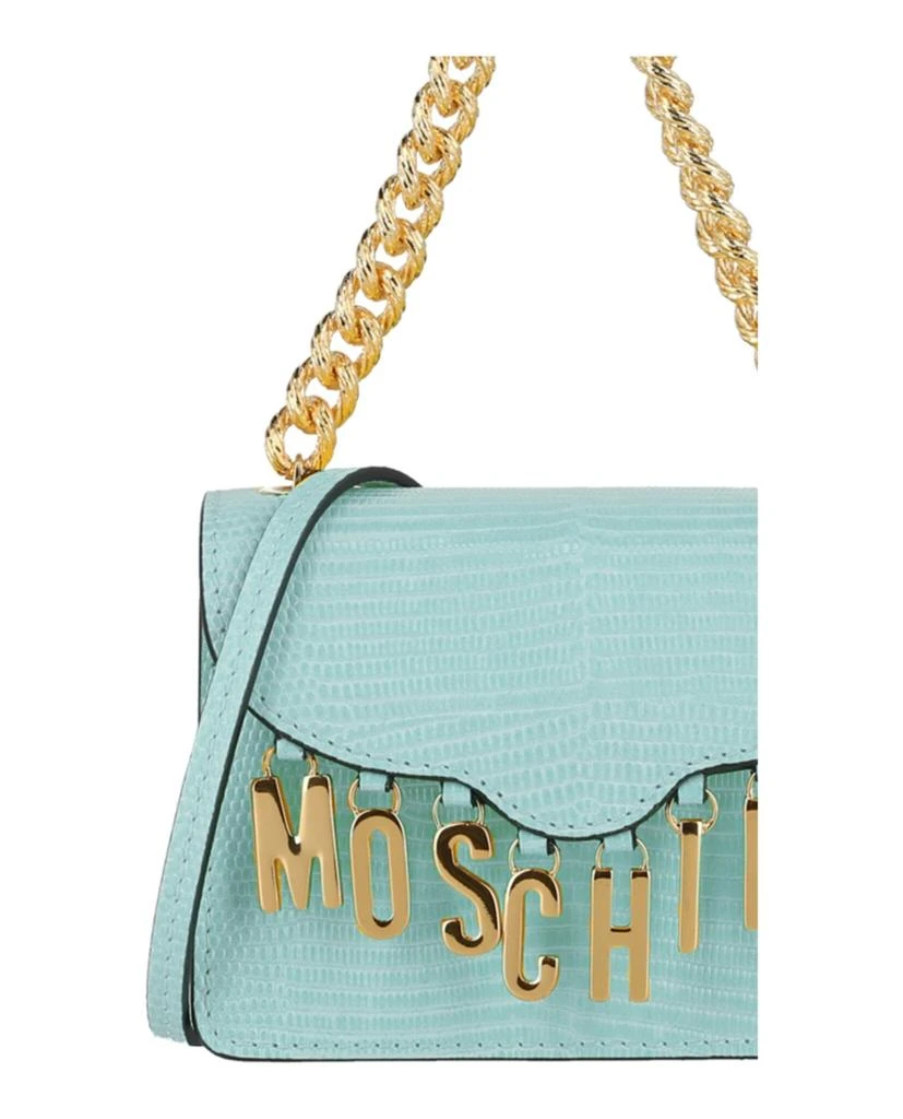 商品Moschino|Logo Charm Mini Shoulder Bag,价格¥4114,第3张图片详细描述