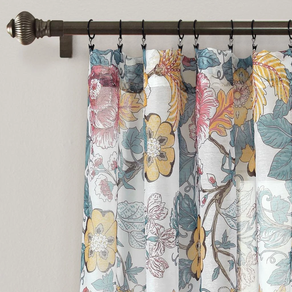 商品Lush Decor|Sydney Sheer Window Curtain Panel Set,价格¥456,第3张图片详细描述