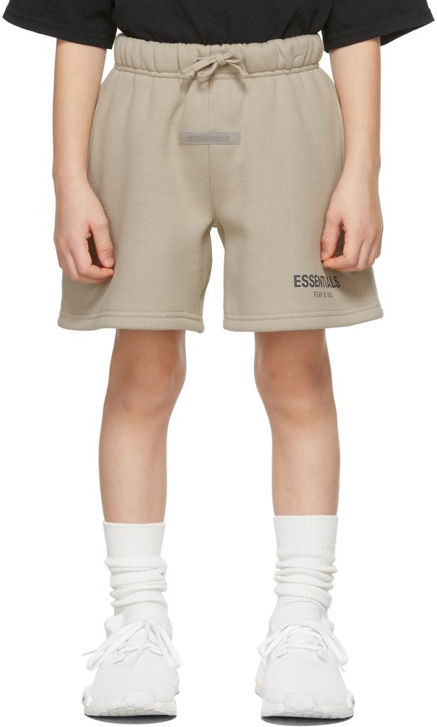 Kids Tan Sweat Shorts商品第2张图片规格展示