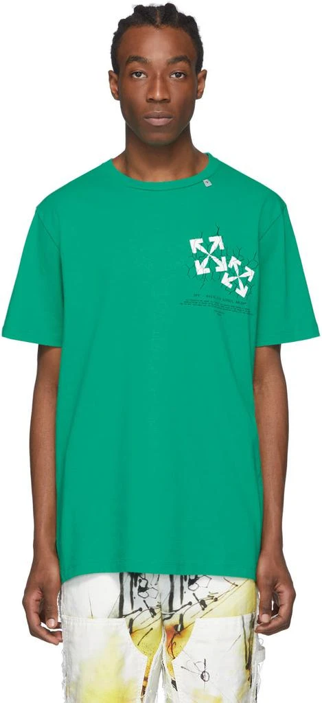 商品Off-White|Green Fence Arrows T-Shirt,价格¥1757,第1张图片