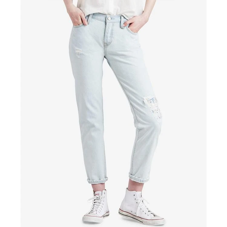 商品Levi's|501 破洞宽松磨白牛仔裤,价格¥259,第1张图片