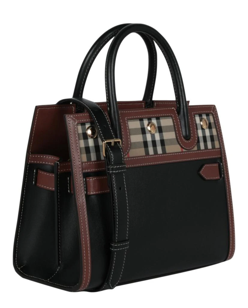 商品Burberry|House Check Title Tote Bag,价格¥7711,第2张图片详细描�述