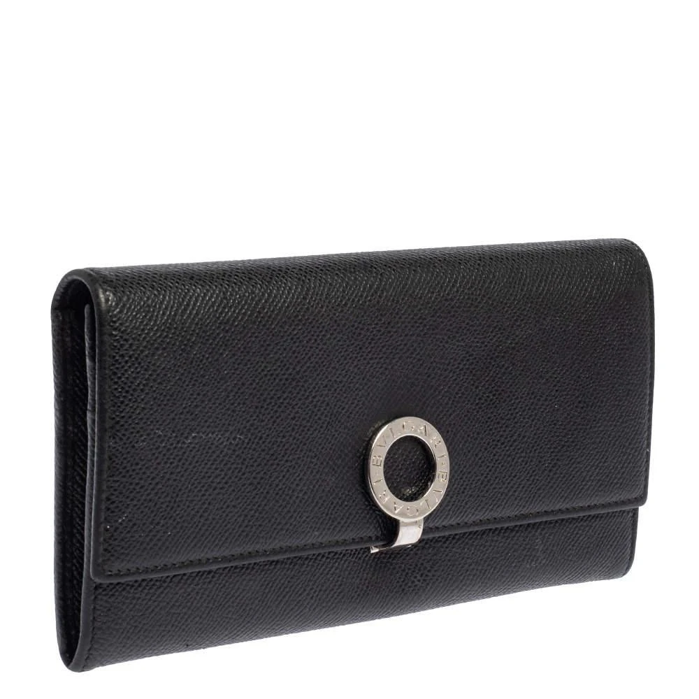 商品[二手商品] BVLGARI|Bvlgari Black Leather Bvlgari Bvlgari Continental Wallet,价格¥913,第3张图片详细描述