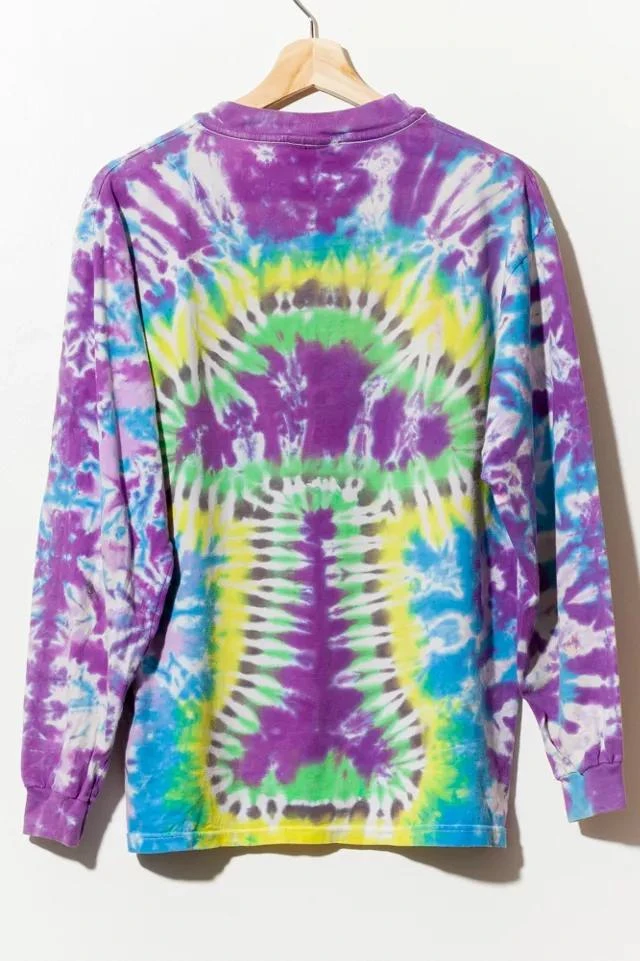 商品Urban Outfitters|Vintage 1990s Hand Made Tie Dye Psychedelic Mushroom T-Shirt,价格¥2100,第2张图片详细描述