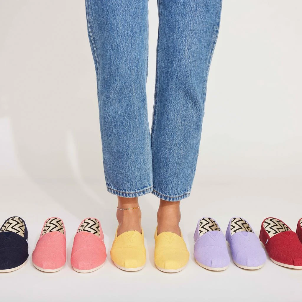 商品TOMS Shoes|Classic Alpargata Pineapple Yellow Heritage Canvas,价格¥196,第2张图片详细描述