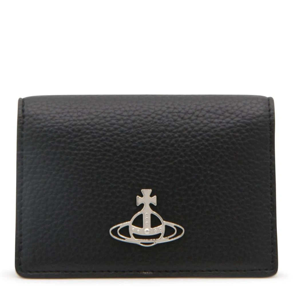 商品Vivienne Westwood|Vivienne Westwood Logo-Plaque Bi-Fold Wallet,价格¥813,第1张图片