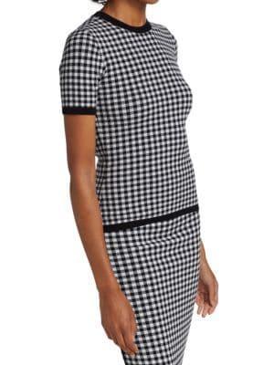 商品Michael Kors|Gingham Pullover Top,价格¥2064,第5张图片详细描述