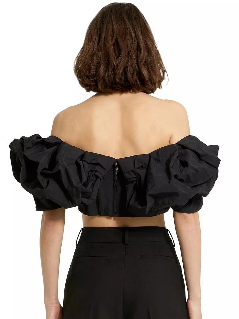 商品Mac Duggal|Faille Off-The-Shoulder Bustier Top,价格¥2608,第4张图片详细描述