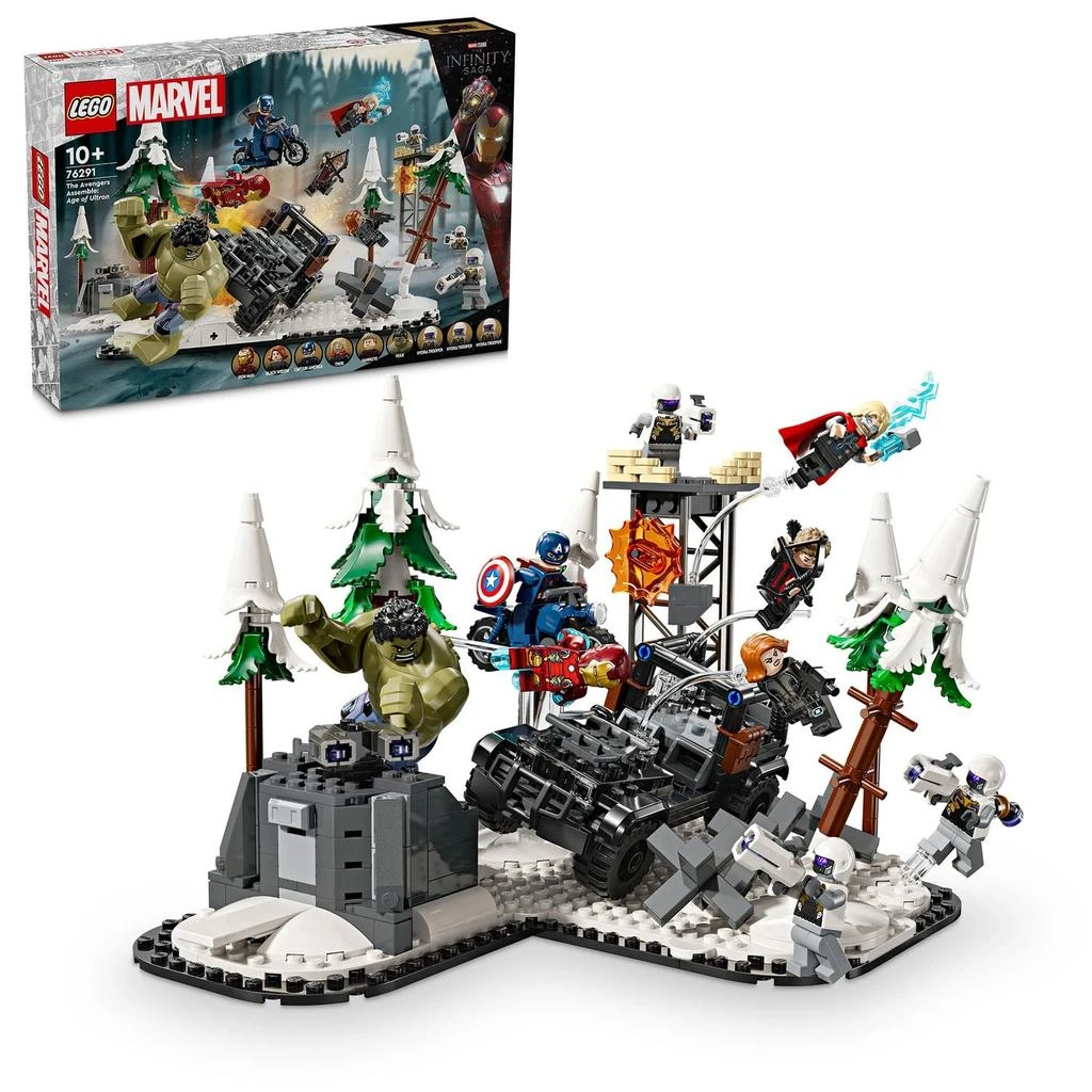 商品LEGO|LEGO Marvel The Avengers Assemble: Age of Ultron Set 76291,价格¥838,第1张图片