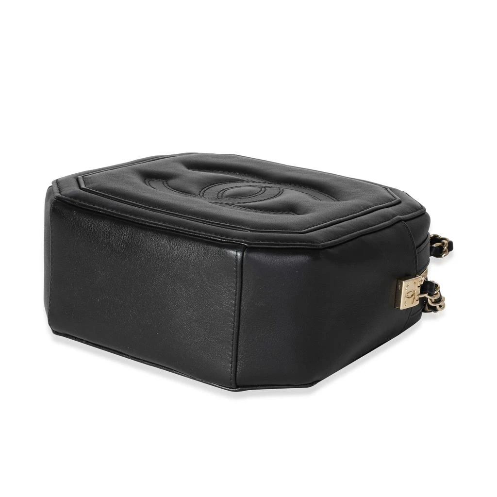 Chanel Black Lambskin Leather Octagon Camera Shoulder Bag 商品