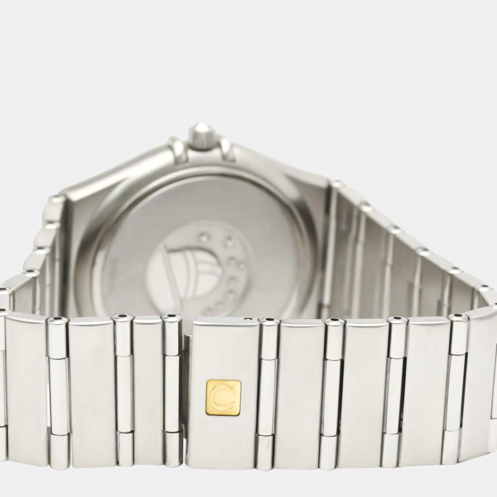 商品[二手商品] Omega|Omega Silver Stainless Steel Constellation 1512.30 Quartz Men's Wristwatch 33 mm,价格¥4584,第6张图片详细描述
