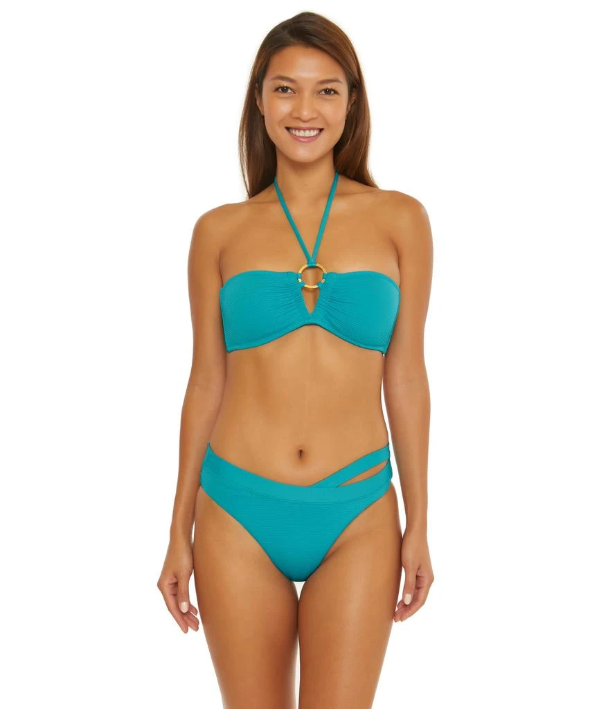商品Trina Turk|Ripple Rib Bandeau Top,价格¥923,第1张图片