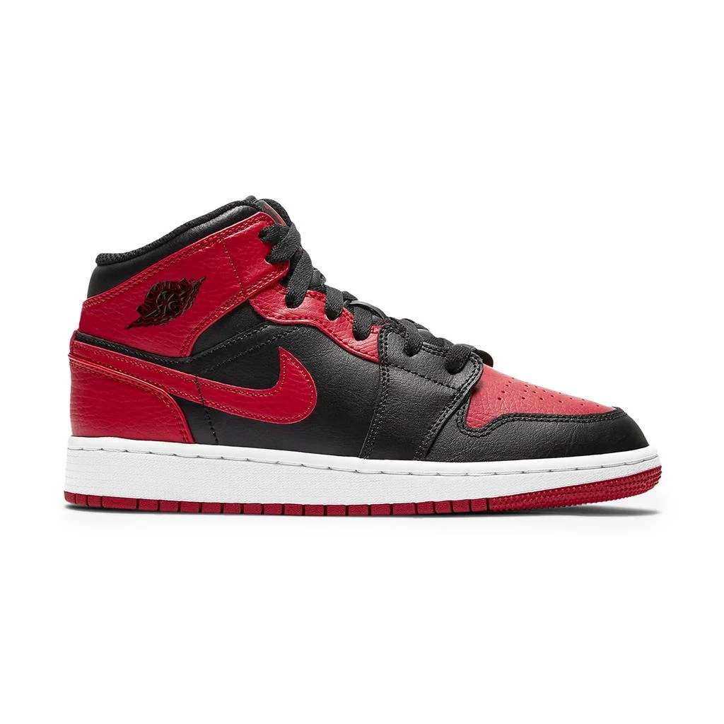 商品Jordan|Air Jordan 1 Mid Banned (GS),价格¥1443,第1张图片