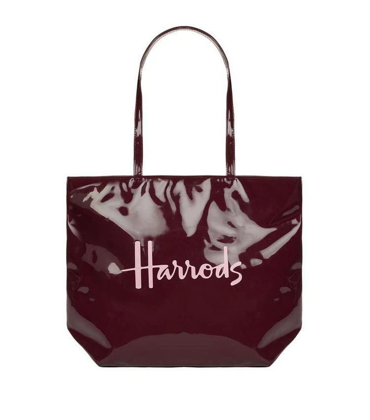 商品Harrods|Patent Shoulder Tote Bag,价格¥326,第1张图片