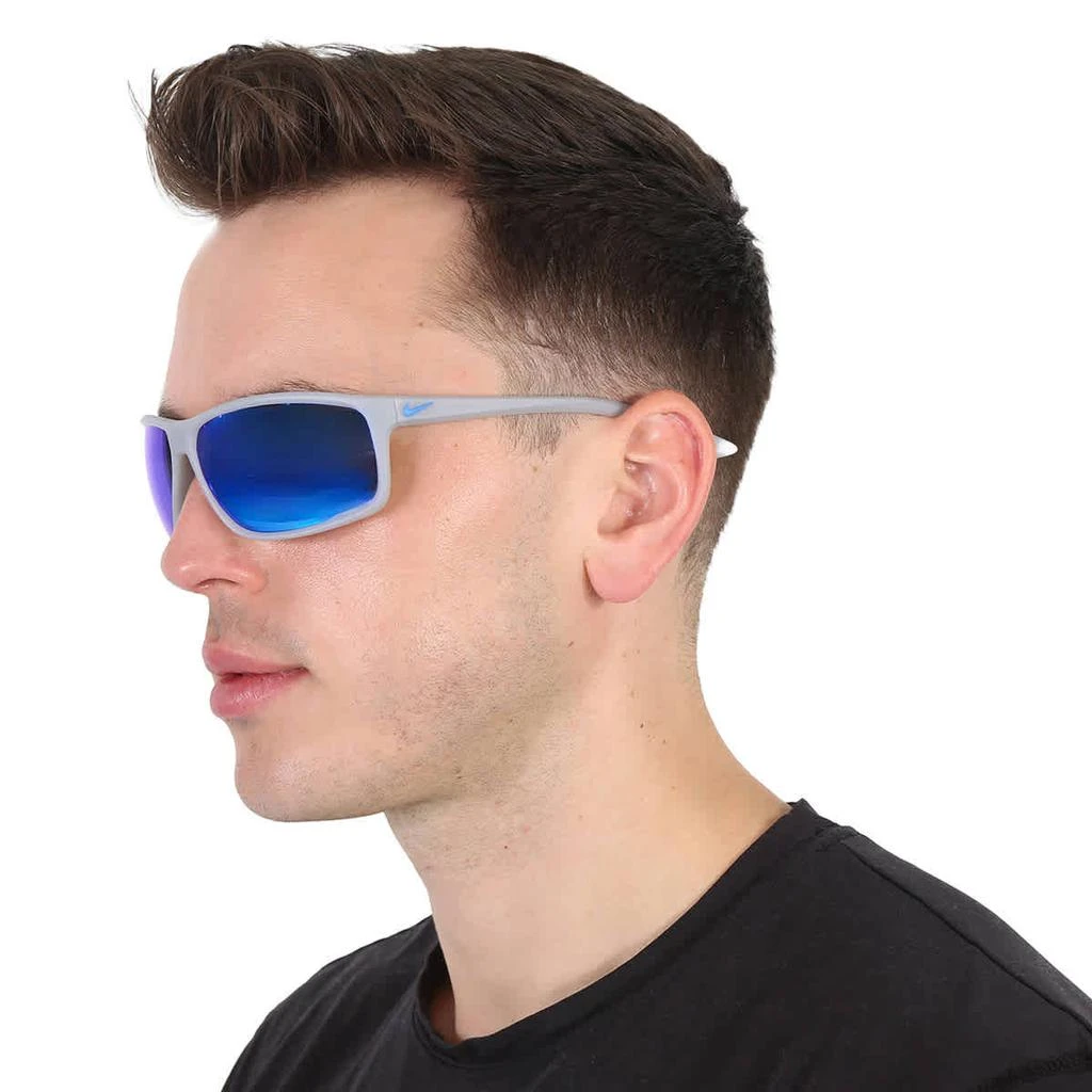 商品NIKE|Blue Sport Unisex Sunglasses NIKE ADRENALINE M EV1113 066 66,价格¥247,第2张图片详细描述