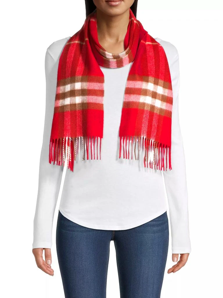 商品Burberry|Giant Check Cashmere Scarf,价格¥4453,第1张图片