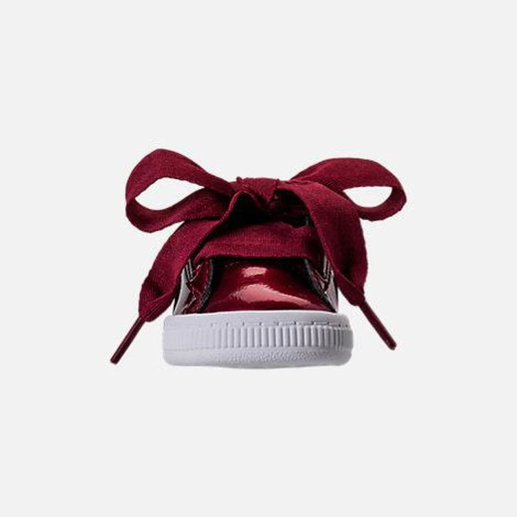 商品Puma|Girls' Toddler Puma Basket Heart Glam Casual Shoes,价格¥223,第2张图片详细描述