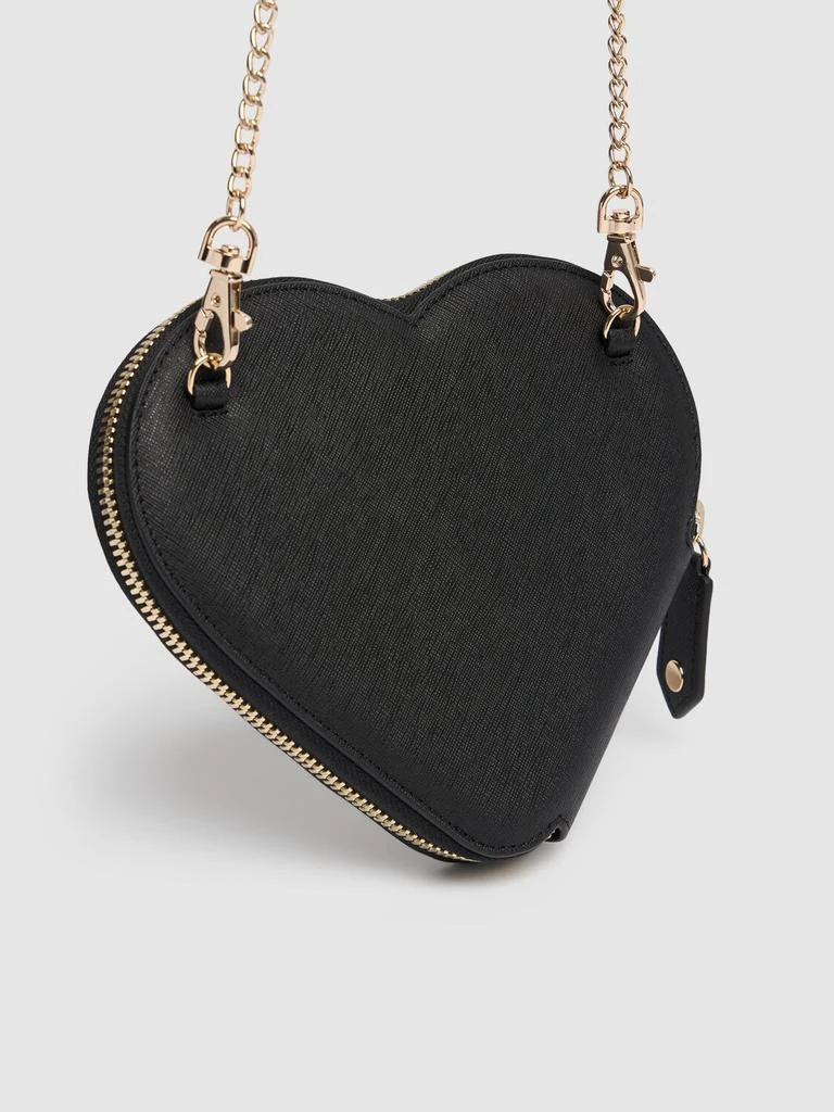 商品Vivienne Westwood|New Heart Saffiano Leather Shoulder Bag,价格¥1379,第4张图片详细描述