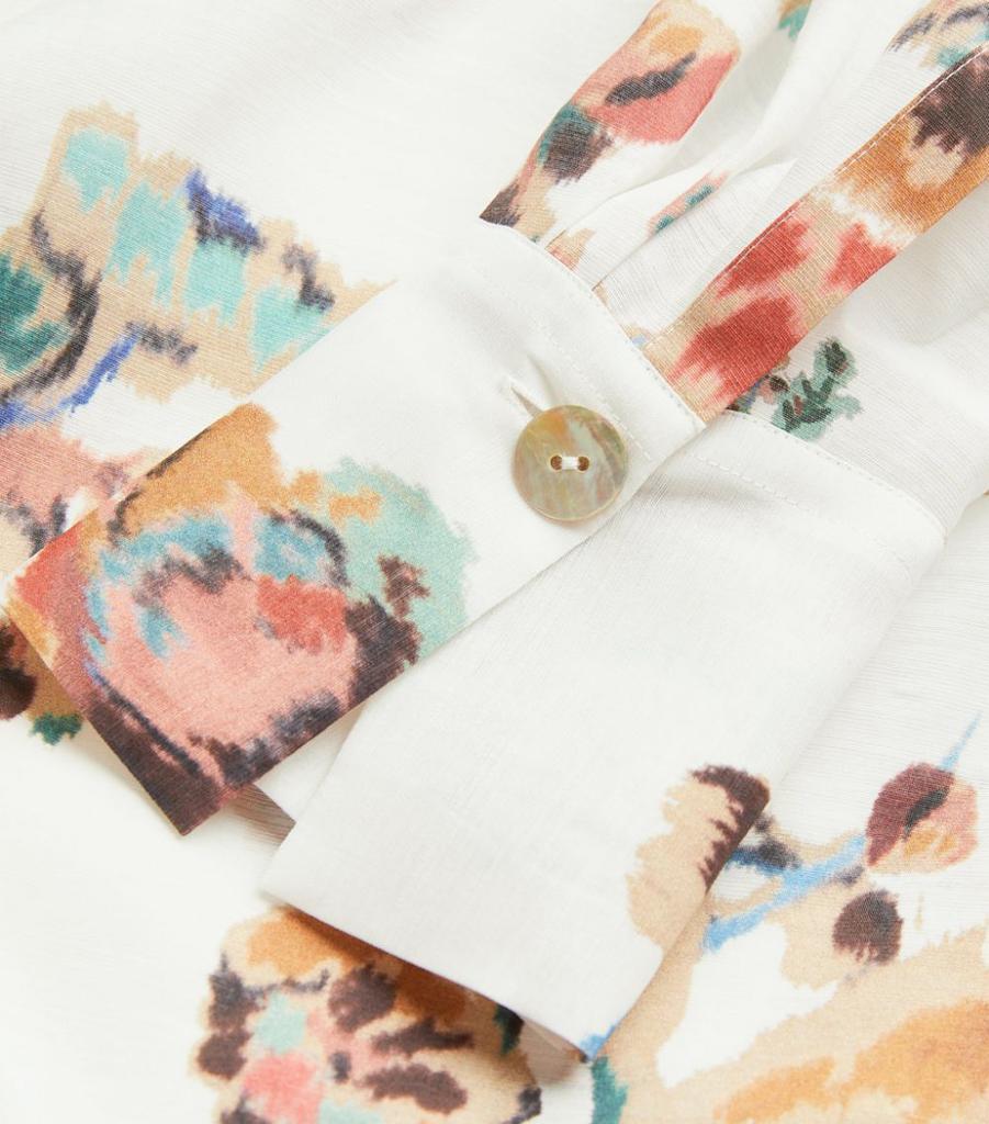 商品Vince|Floral Print Wrap Blouse,价格¥2647,第7张图片详细描述
