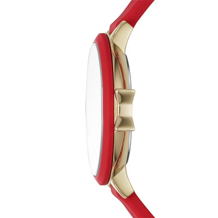 商品Kate Spade|Women's Park Row Red Silicone Strap Watch 34mm,价格¥674,第2张图片详细描述