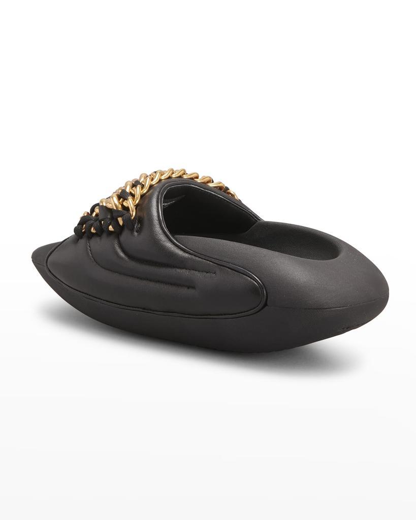 商品Balmain|B It Quilted Leather Chain Slide Sandals,价格¥7139,第5张图片详细描述