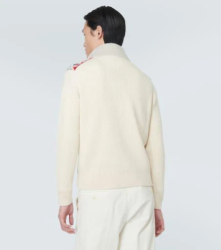 商品Loro Piana|Noel费尔岛羊绒半拉链毛衣,价格¥25462,第4张图片详细描述
