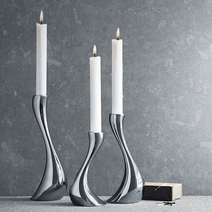 商品Georg Jensen|Cobra Candleholder, Set of 3,价格¥1479,第4张图片详细描述