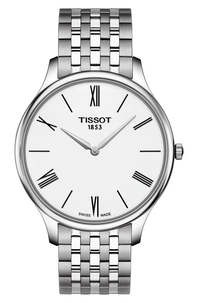 商品Tissot|Tradition 5.5 Round Bracelet Watch, 39mm,价格¥2217,第1张图片