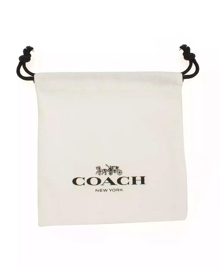 商品Coach|Faux Stone Iconic Heart Pendant Heart Motif Necklace,价格¥711,第3张图片详细描述