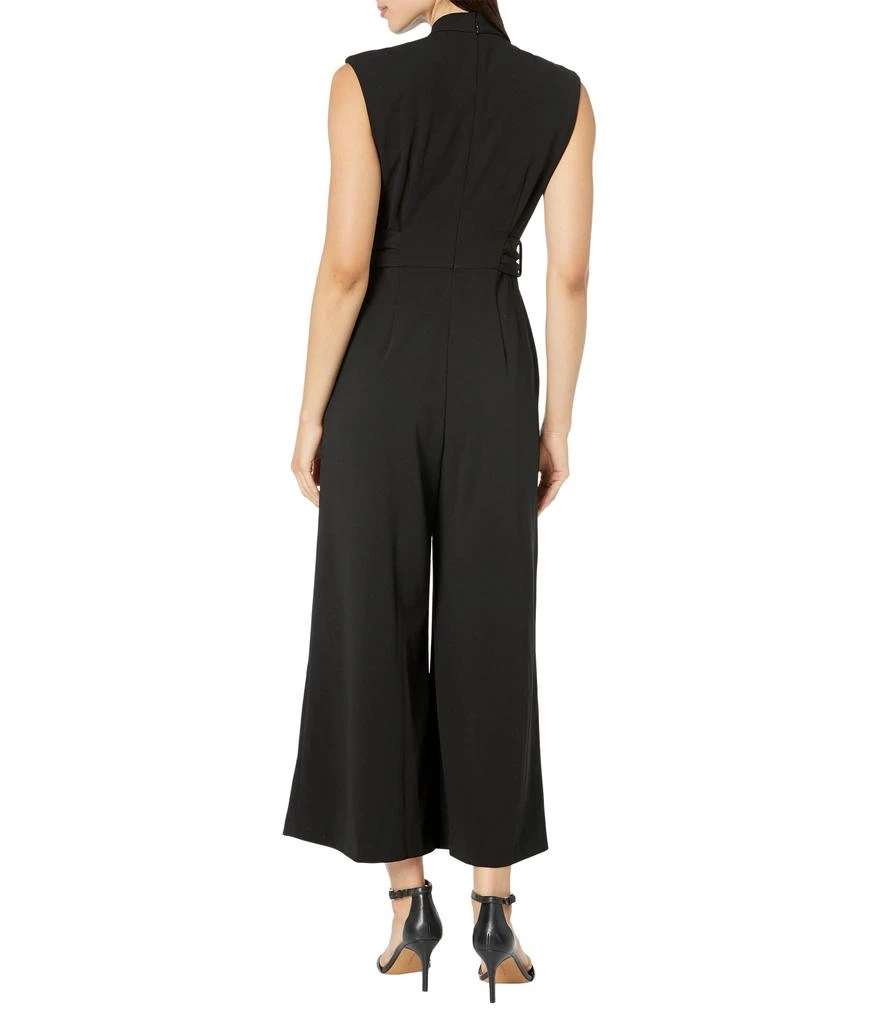 商品Calvin Klein|Mock Neck Sleeveless Jumpsuit with Belt,价格¥990,第2张图片详细描述