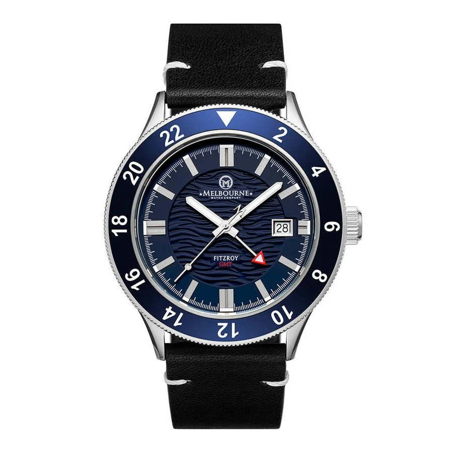 商品Melbourne Watch Co.|Melbourne Watch Co. Fitzroy GMT Mens Quartz Watch FZ.44.Q.GMT.02,价格¥2120,第1张图片