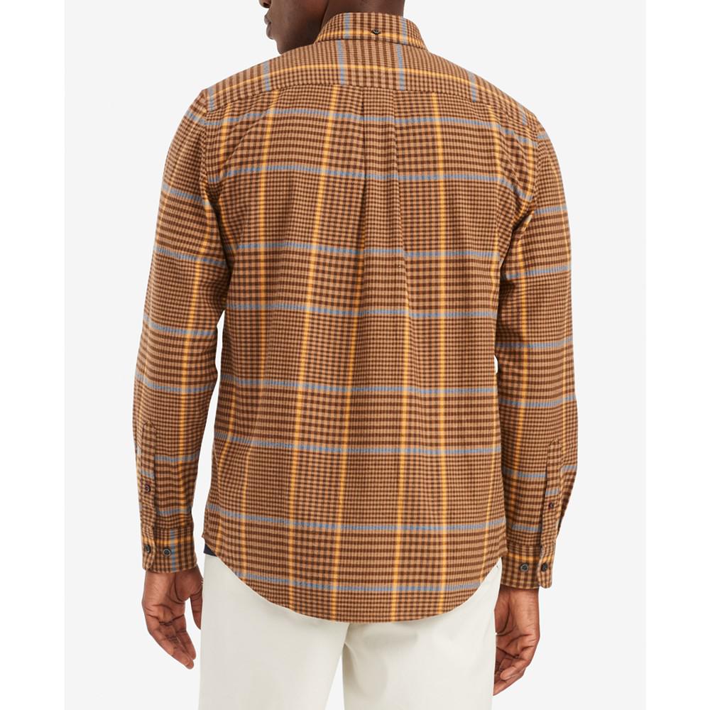 Men's Plaid Long Sleeve Classic-fit Shirt商品第2张图片规格展示