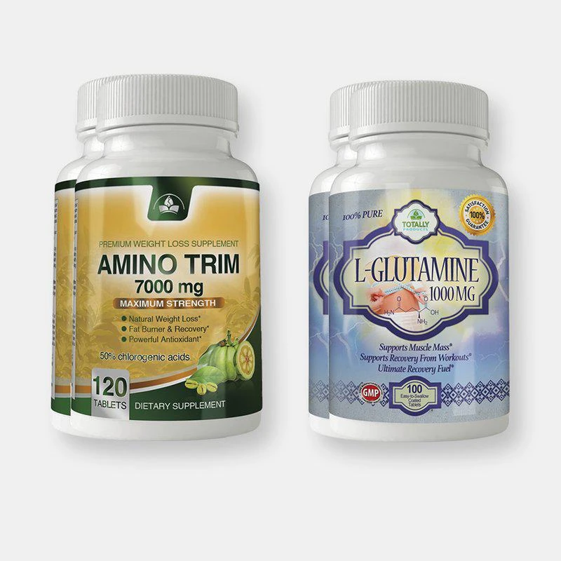 商品Totally Products|Amino Trim and L-Glutamine Combo Pack,价格¥323,第1张图片
