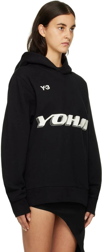 商品Y-3|Black Printed Hoodie,价格¥2406,第2张图片详细描述
